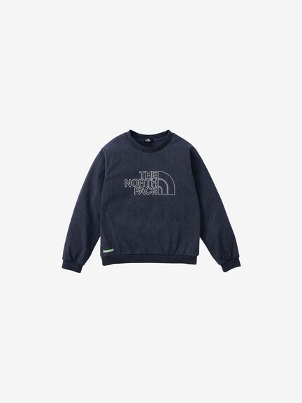 THE NORTH FACE ストレッチデニムマウンテンクルー 150サイズ新品 THE NORTH FACE ザ・ノースフェイス キッズ ストレッチデニム