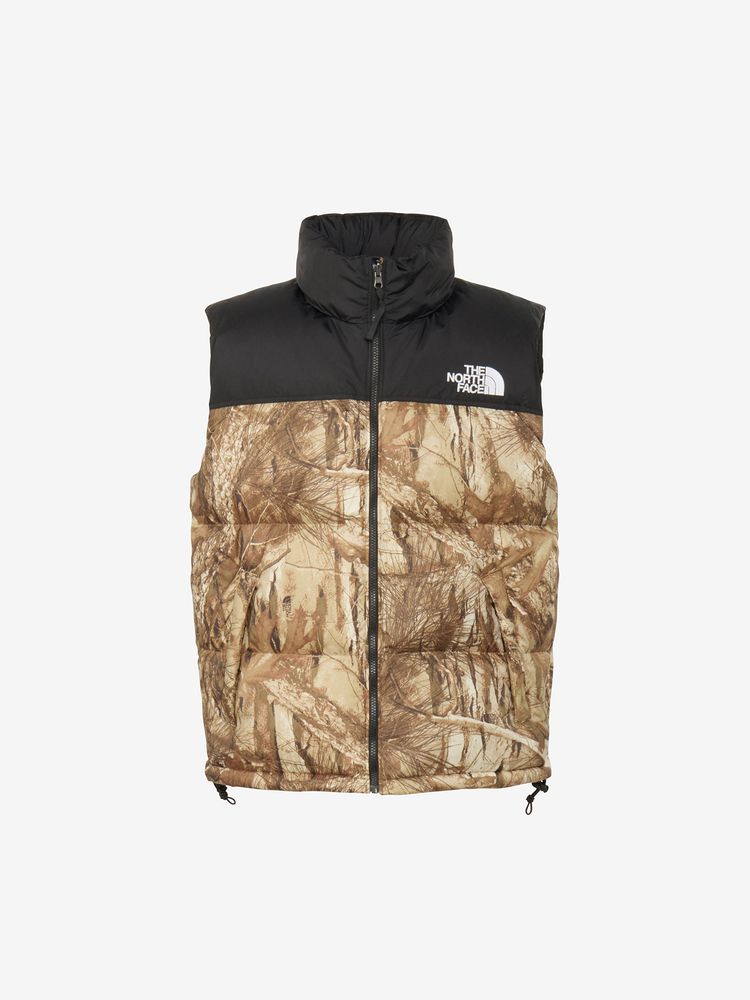 ノースフェイス ノベルティーヌプシベスト ウッドランドカモ L THE NORTH FACE - サイズ L ノースフェイス ノベルティ ヌプシ