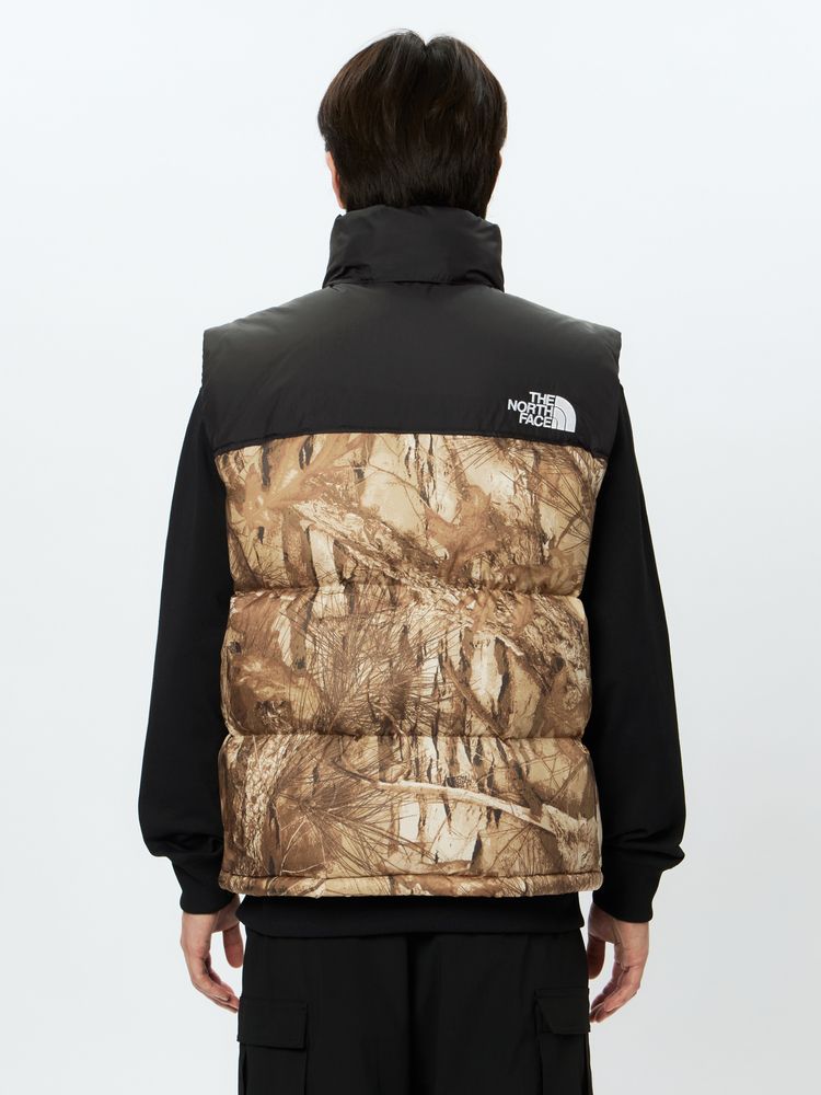 ノースフェイス　ヌプシ　ベスト　ノベルティ　ブラックツリーバーク　NUPTSE ノースフェイス ヌプシ ベスト ノベルティ ブラックツリーバーク