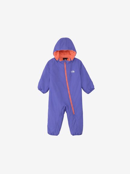 THE NORTH FACE ジャンプスーツ子供用 紫/黄色　120 THE NORTH FACE ジャンプスーツ子供用 紫/黄色 120 THE NORTH