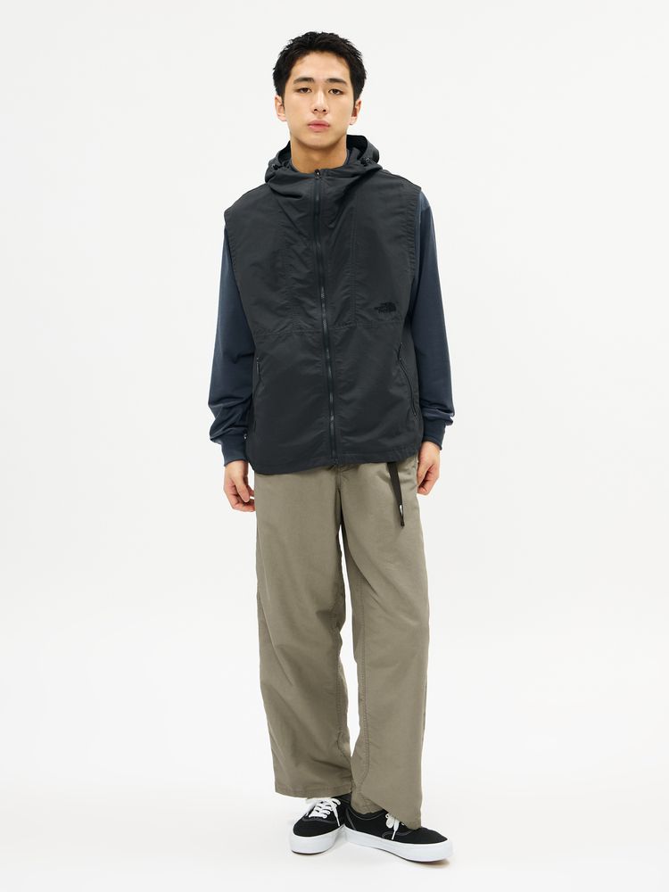 THE NORTH FACE(ザ・ノース・フェイス) ｜ウォッシュドコンパクトフーデッドベスト（ユニセックス）