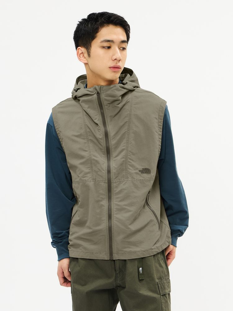 THE NORTH FACE(ザ・ノース・フェイス) ｜ウォッシュドコンパクトフーデッドベスト（ユニセックス）