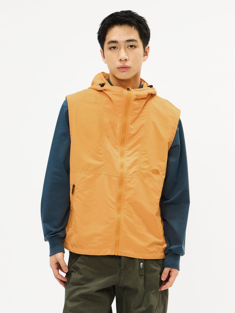 THE NORTH FACE(ザ・ノース・フェイス) ｜ウォッシュドコンパクトフーデッドベスト（ユニセックス）