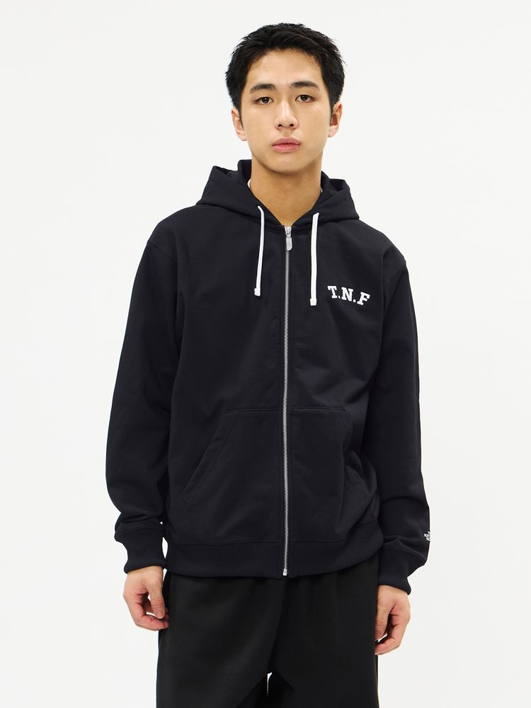 THE NORTH FACE(ザ・ノース・フェイス) ｜TNFロゴヘザースウェットフルジップフーディ（ユニセックス）