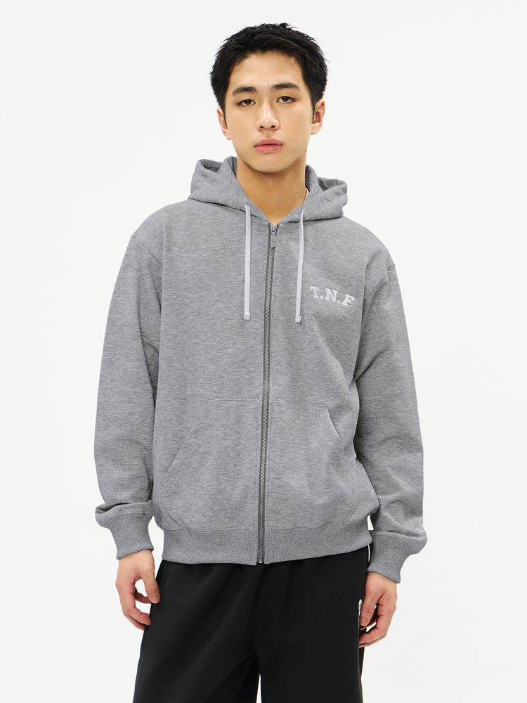 THE NORTH FACE(ザ・ノース・フェイス) ｜TNFロゴヘザースウェットフルジップフーディ（ユニセックス）