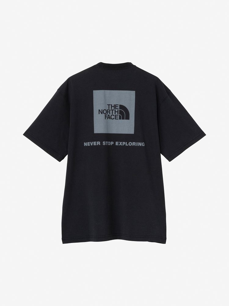 THE NORTH FACE(ザ・ノース・フェイス) ｜ショートスリーブウォッシュドバックスクエアロゴティー（ユニセックス）