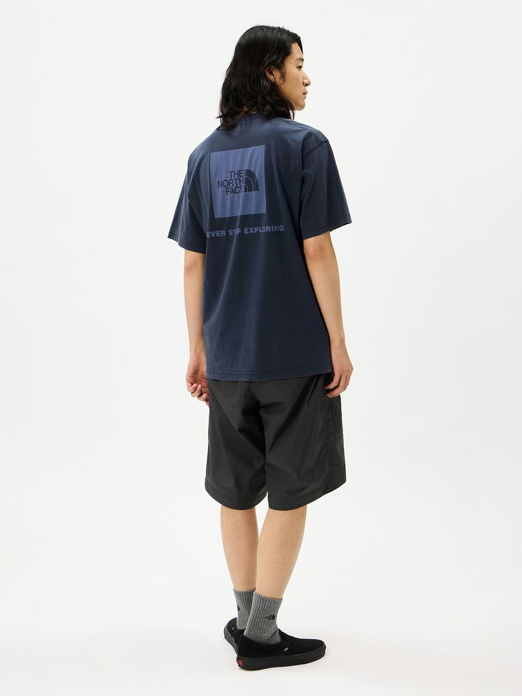 THE NORTH FACE(ザ・ノース・フェイス) ｜ショートスリーブウォッシュドバックスクエアロゴティー（ユニセックス）
