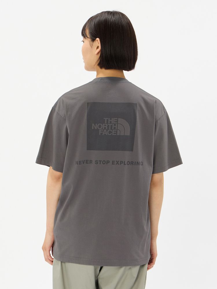 THE NORTH FACE(ザ・ノース・フェイス) ｜ショートスリーブウォッシュドバックスクエアロゴティー（ユニセックス）