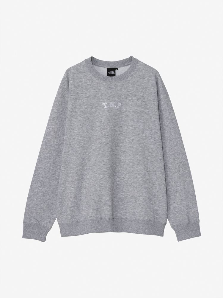 THE NORTH FACE(ザ・ノース・フェイス) ｜TNFロゴヘザースウェットクルー（ユニセックス）