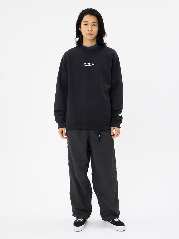 THE NORTH FACE(ザ・ノース・フェイス) ｜TNFロゴヘザースウェットクルー（ユニセックス）