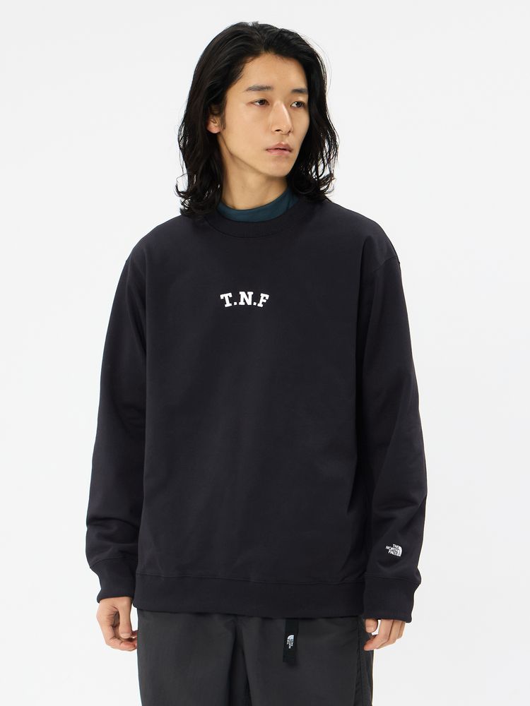 THE NORTH FACE(ザ・ノース・フェイス) ｜TNFロゴヘザースウェットクルー（ユニセックス）