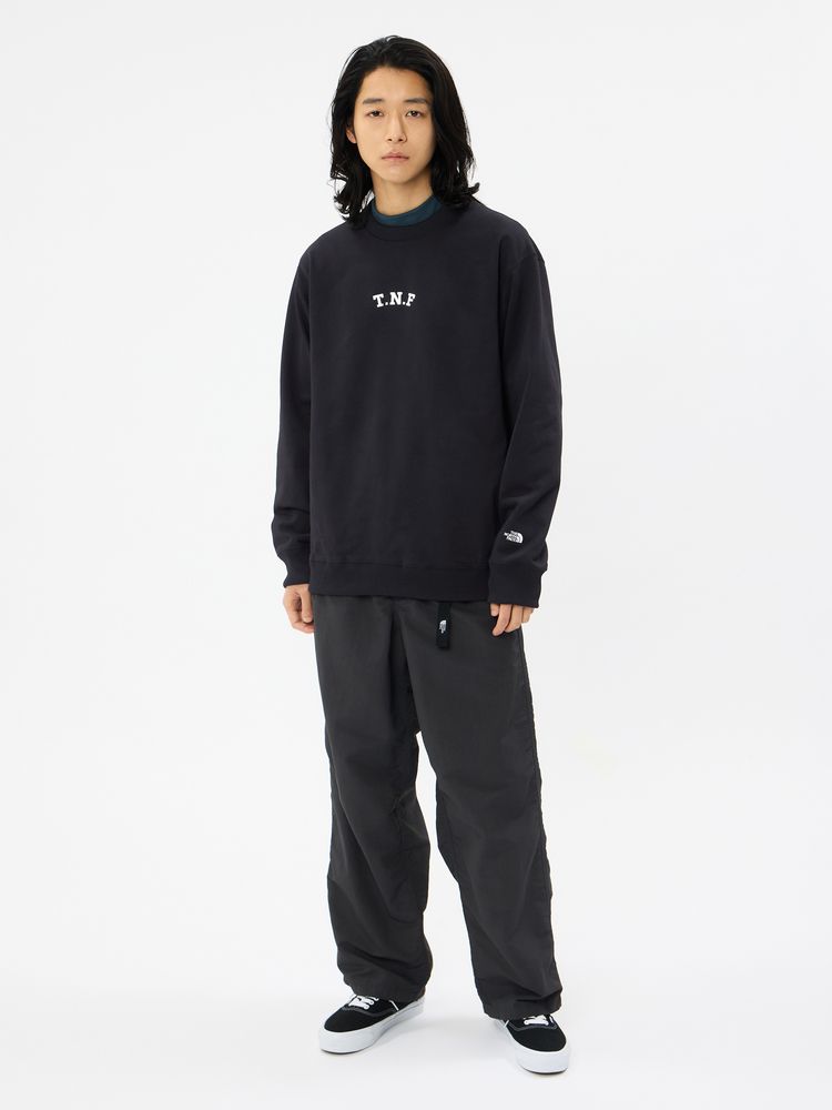 THE NORTH FACE(ザ・ノース・フェイス) ｜TNFロゴヘザースウェットクルー（ユニセックス）