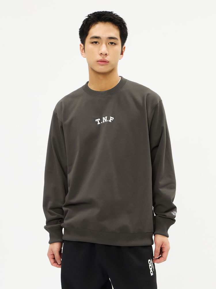 THE NORTH FACE(ザ・ノース・フェイス) ｜TNFロゴヘザースウェットクルー（ユニセックス）
