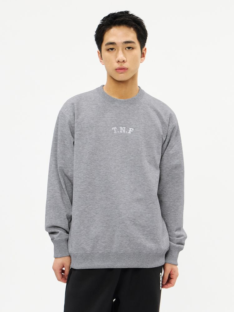 THE NORTH FACE(ザ・ノース・フェイス) ｜TNFロゴヘザースウェットクルー（ユニセックス）