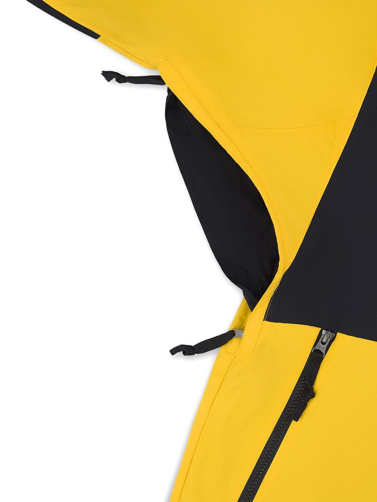 ノースフェイス デナリジャケット L レオパードイエロー × ブラック フリース