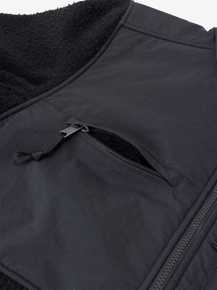 Right chest zip pocket