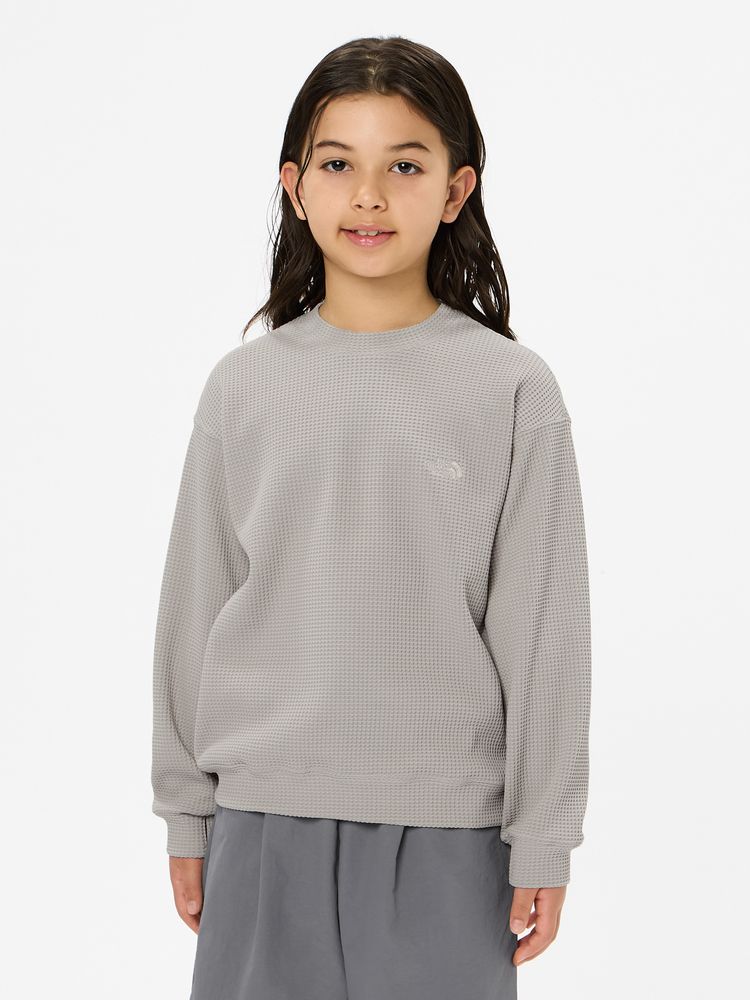 THE NORTH FACE(ザ・ノース・フェイス) ｜ライトワッフルクルー（キッズ）