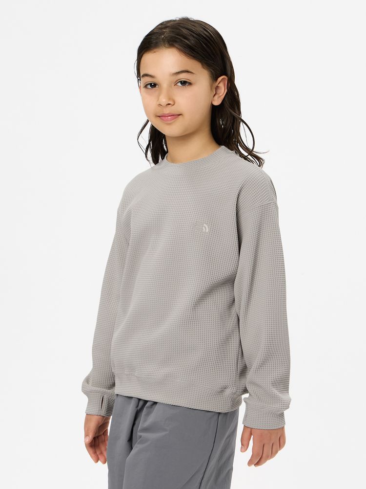 THE NORTH FACE(ザ・ノース・フェイス) ｜ライトワッフルクルー（キッズ）