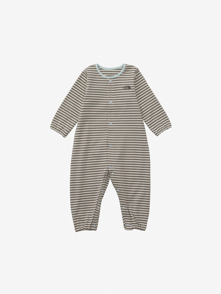 公式・限定】ロングスリーブロックチャックロンパース（ベビー）｜ザ