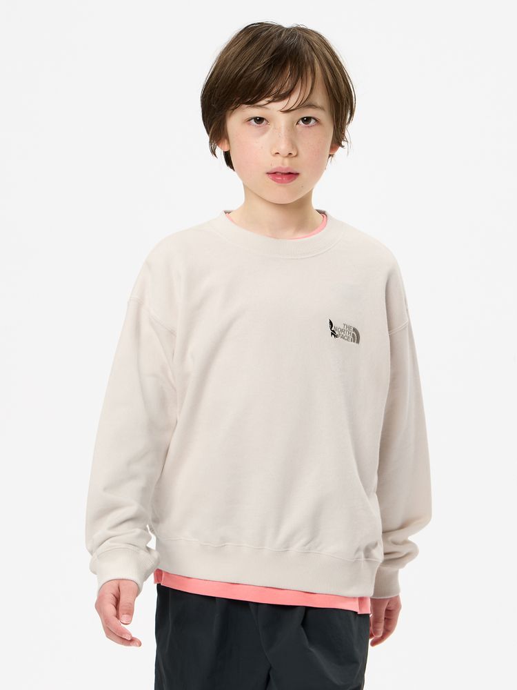 THE NORTH FACE(ザ・ノース・フェイス) ｜オーガニックスウェットクルー（キッズ）