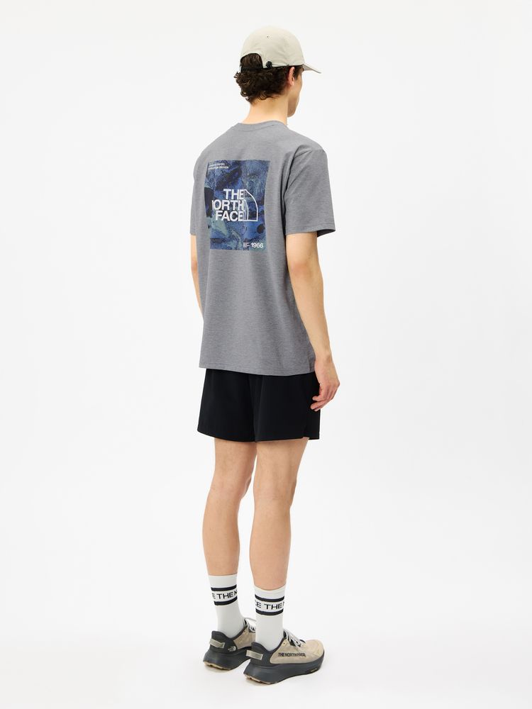THE NORTH FACE(ザ・ノース・フェイス) ｜ショートスリーブ ES スクエアロゴティー（メンズ）