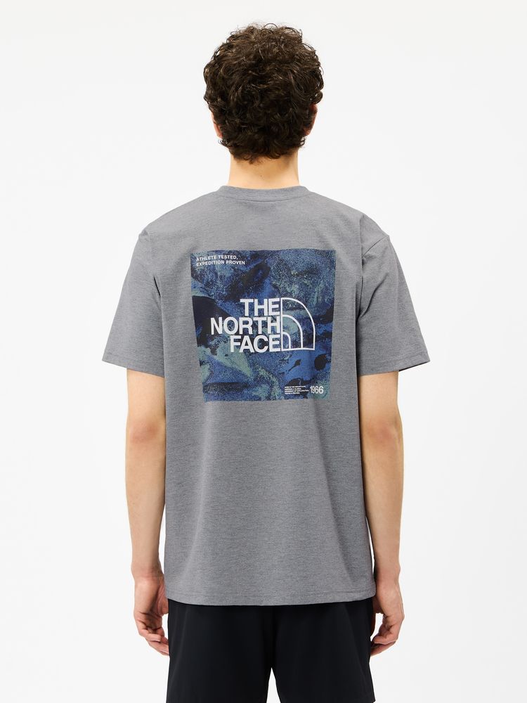 THE NORTH FACE(ザ・ノース・フェイス) ｜ショートスリーブ ES スクエアロゴティー（メンズ）