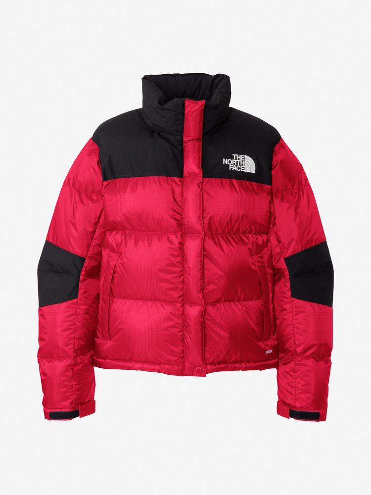 THE NORTH FACE ダウンジャケット Sサイズ レッド/ブラック 公式】ウィンドストッパーショートヌプシジャケット（レディース）｜ザ