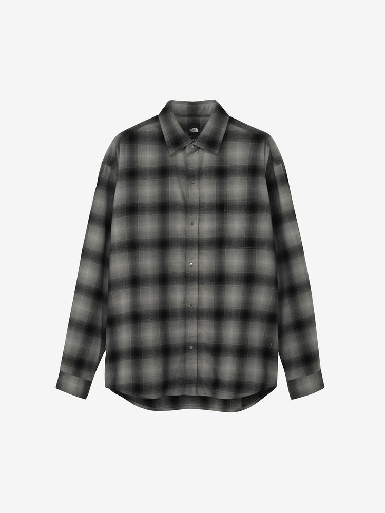 THE NORTH FACE(ザ・ノース・フェイス) ｜ロングスリーブフランネルオンブレチェックシャツ（ユニセックス）
