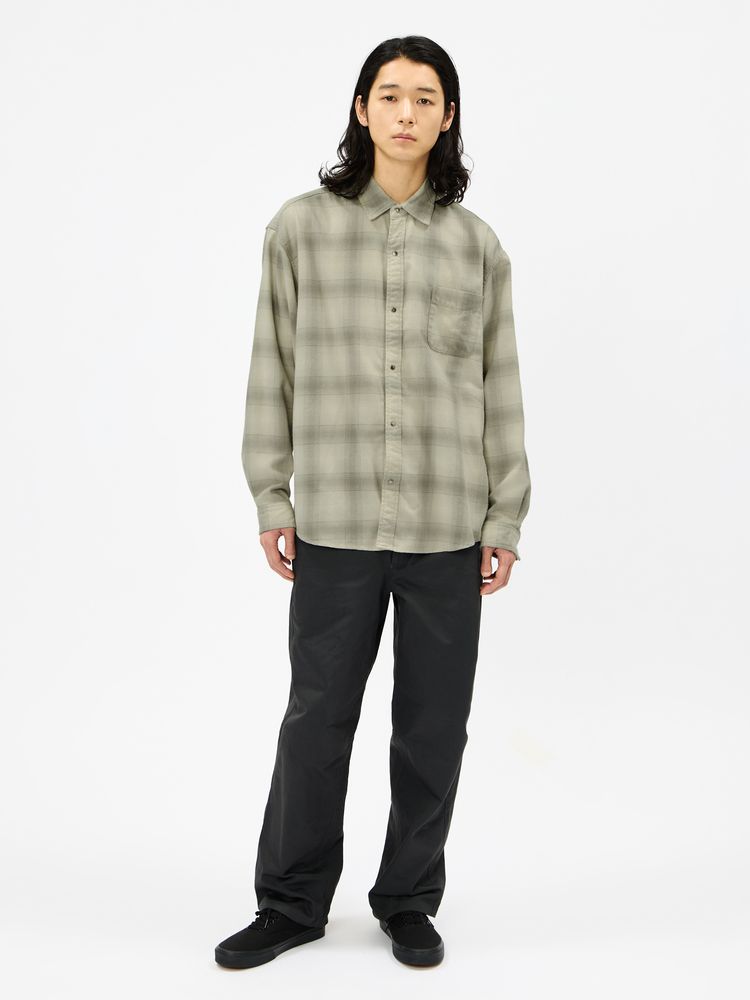 THE NORTH FACE(ザ・ノース・フェイス) ｜ロングスリーブフランネルオンブレチェックシャツ（ユニセックス）