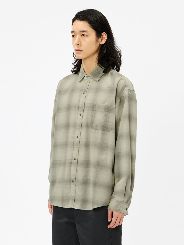 THE NORTH FACE(ザ・ノース・フェイス) ｜ロングスリーブフランネルオンブレチェックシャツ（ユニセックス）