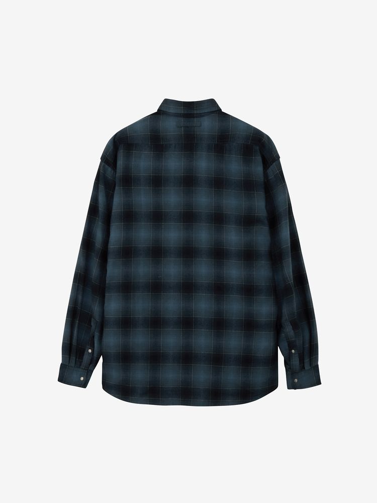 THE NORTH FACE(ザ・ノース・フェイス) ｜ロングスリーブフランネルオンブレチェックシャツ（ユニセックス）