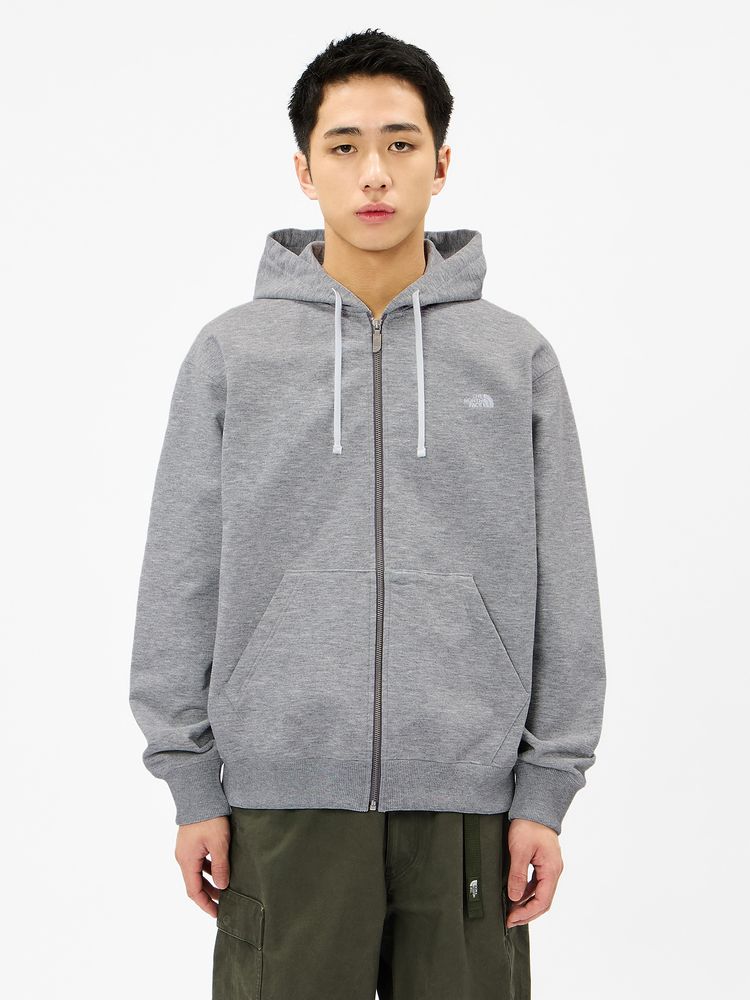 THE NORTH FACE(ザ・ノース・フェイス) ｜スモールロゴヘザースウェットフルジップフーディ（ユニセックス）