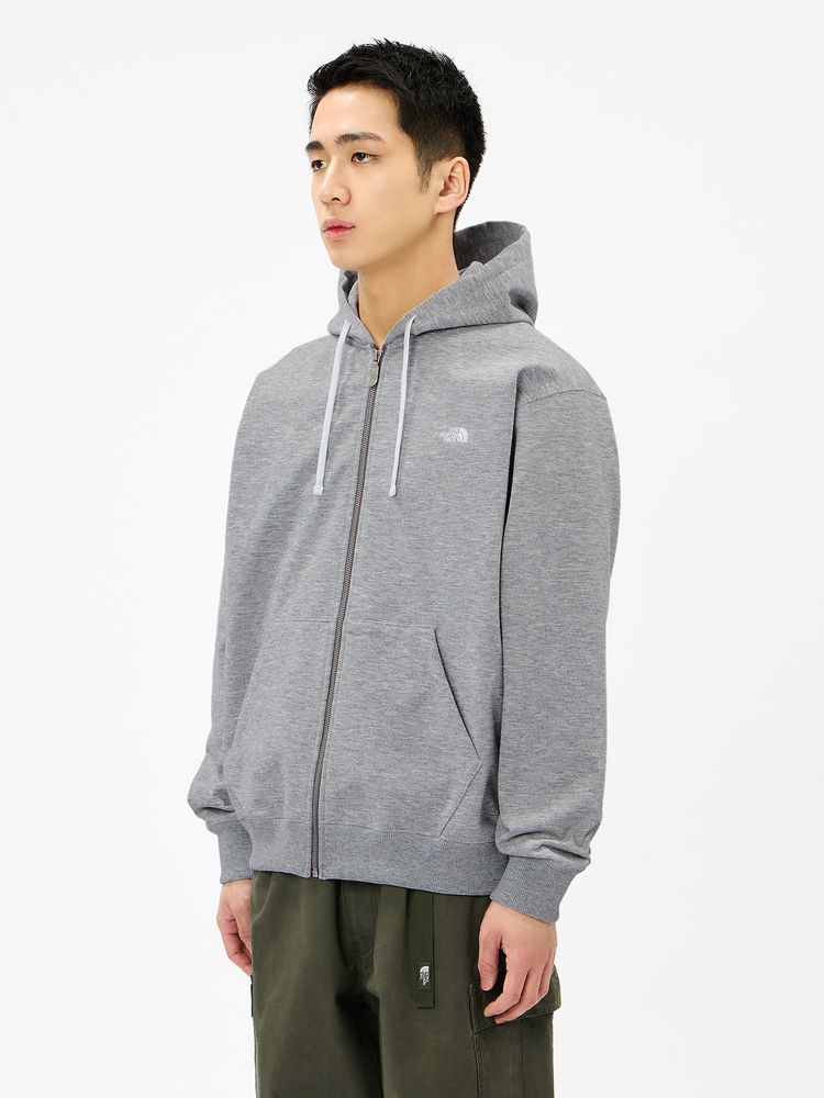 THE NORTH FACE(ザ・ノース・フェイス) ｜スモールロゴヘザースウェットフルジップフーディ（ユニセックス）
