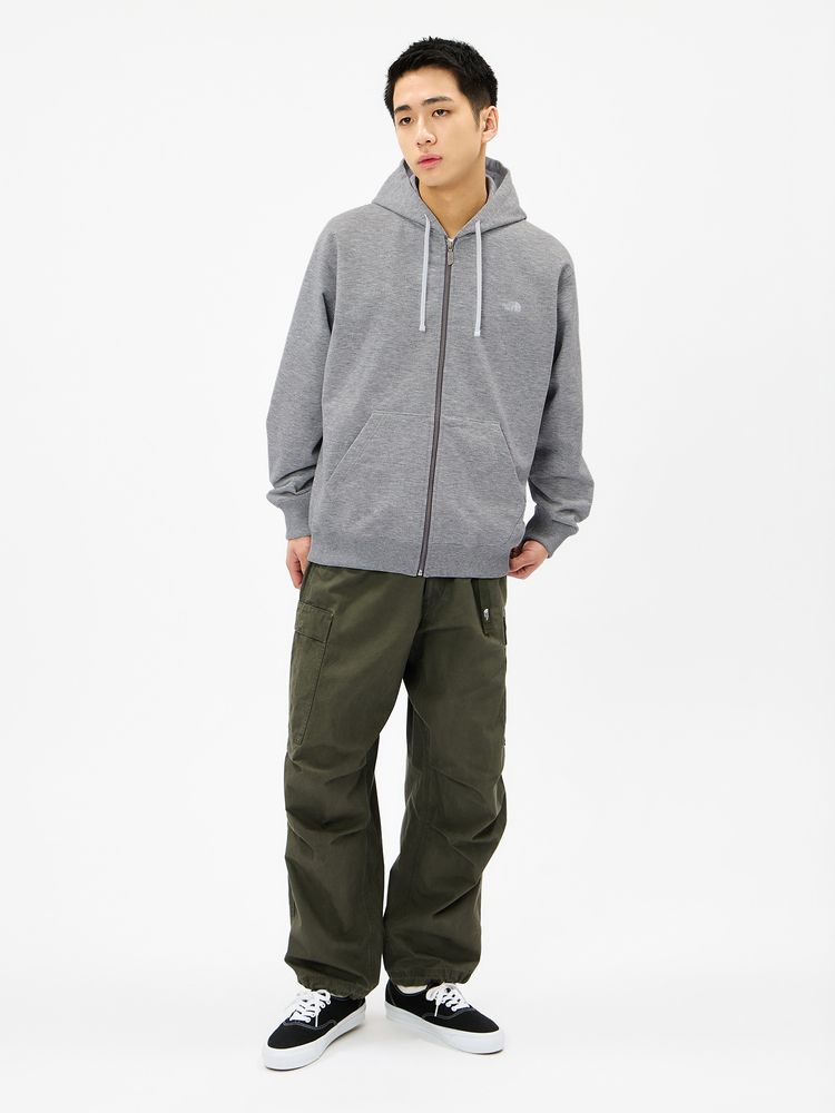 THE NORTH FACE(ザ・ノース・フェイス) ｜スモールロゴヘザースウェットフルジップフーディ（ユニセックス）