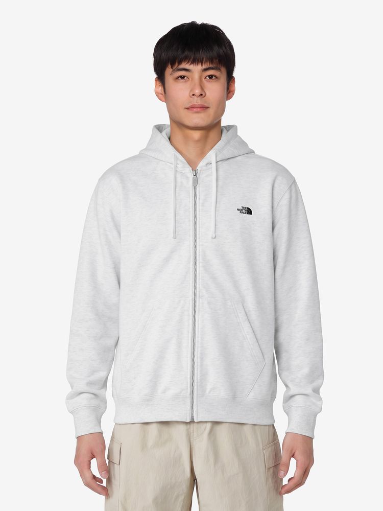THE NORTH FACE(ザ・ノース・フェイス) ｜スモールロゴヘザースウェットフルジップフーディ（ユニセックス）