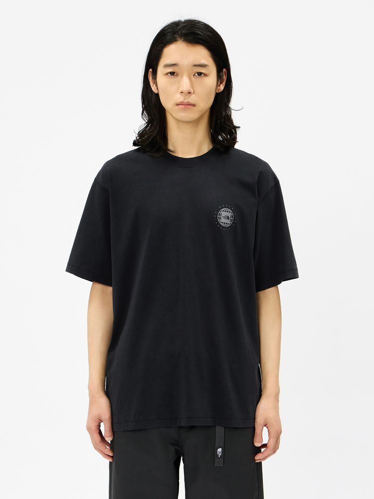 THE NORTH FACE(ザ・ノース・フェイス) ｜ショートスリーブウォッシュドジオスクエアロゴティー（ユニセックス）