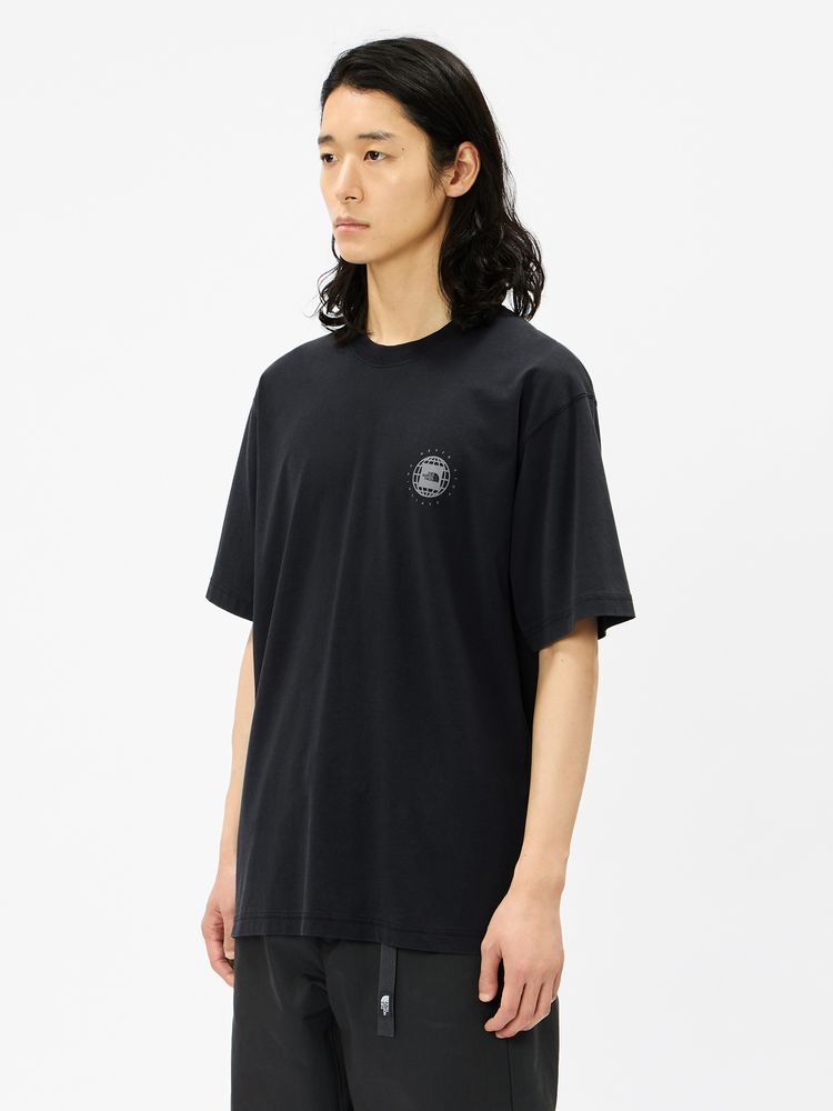 THE NORTH FACE(ザ・ノース・フェイス) ｜ショートスリーブウォッシュドジオスクエアロゴティー（ユニセックス）