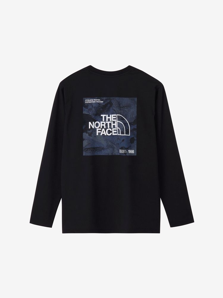 THE NORTH FACE(ザ・ノース・フェイス) ｜ロングスリーブ ES スクエアロゴティー（メンズ）