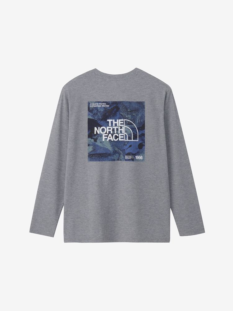 THE NORTH FACE(ザ・ノース・フェイス) ｜ロングスリーブ ES スクエアロゴティー（メンズ）