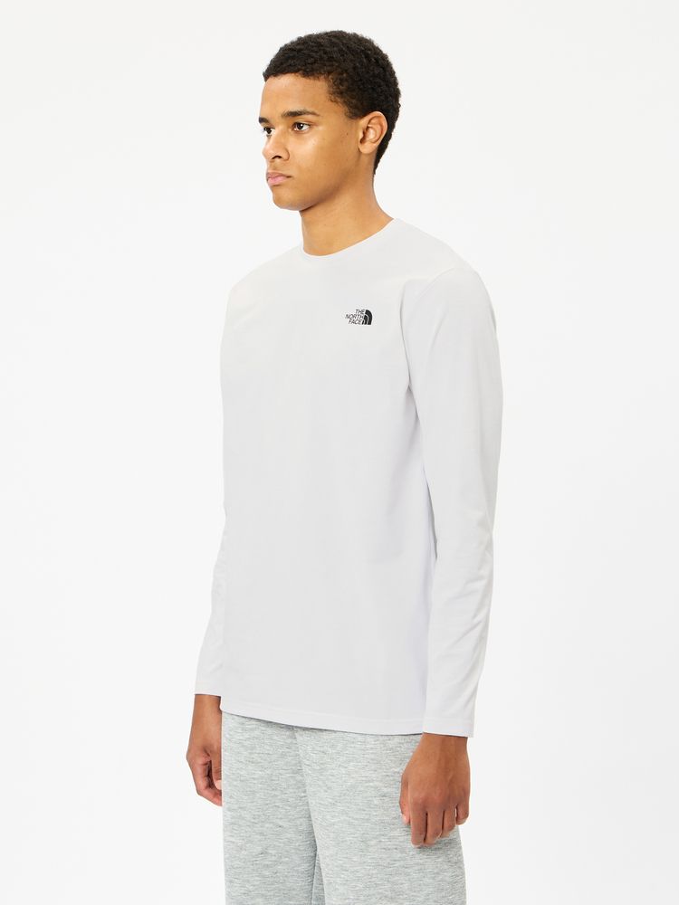 THE NORTH FACE(ザ・ノース・フェイス) ｜ロングスリーブ ES スクエアロゴティー（メンズ）
