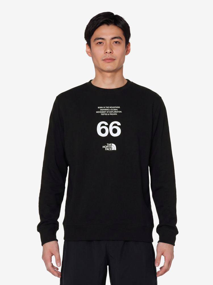 THE NORTH FACE(ザ・ノース・フェイス) ｜ロングスリーブ66ステイトメントクルー（ユニセックス）
