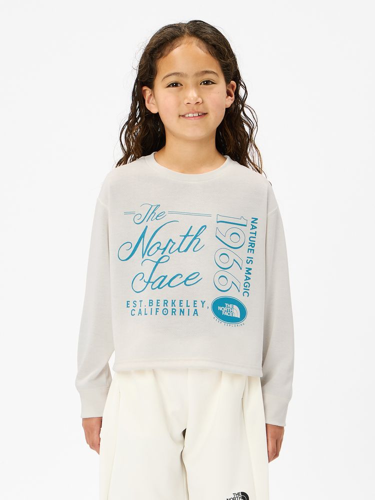 THE NORTH FACE(ザ・ノース・フェイス) ｜ロングスリーブショートミディグラフィックティー（キッズ）