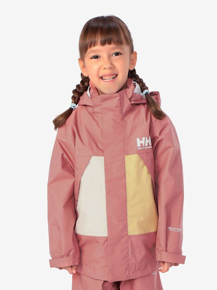 スカンザレインジャケット（キッズ）（HJ12152）- HELLY HANSEN