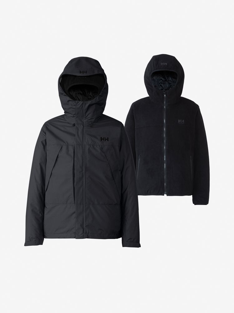 スカンザ3ウェイジャケットHELLYHANSEN スカンザ3wayジャケット レディース WMサイズ