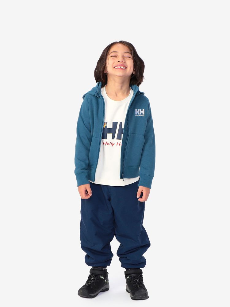 HELLY HANSEN(ヘリーハンセン) ｜ロゴフルジップスウェットフーディー(キッズ)