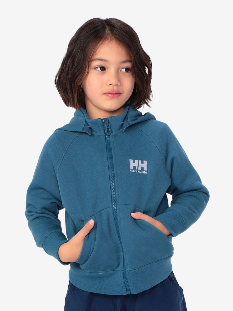 HELLY HANSEN(ヘリーハンセン) ｜ロゴフルジップスウェットフーディー(キッズ)