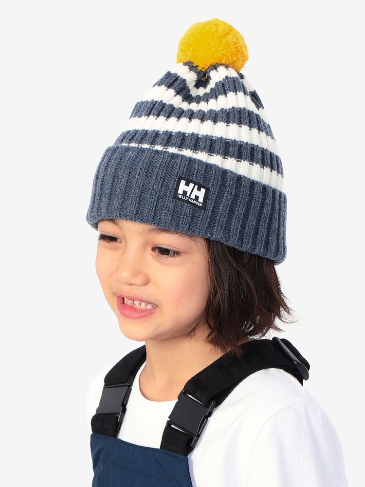 HELLY HANSEN(ヘリーハンセン) ｜ボーダーポンポンビーニー(キッズ)