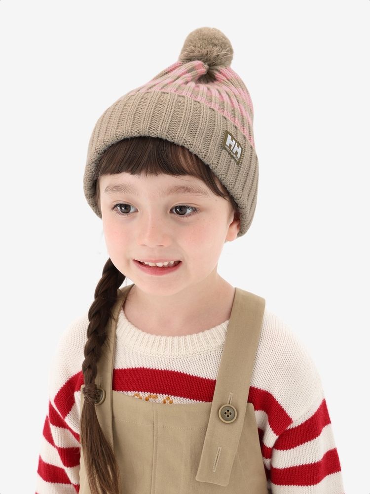 HELLY HANSEN(ヘリーハンセン) ｜ボーダーポンポンビーニー(キッズ)