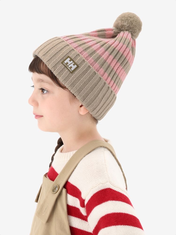 HELLY HANSEN(ヘリーハンセン) ｜ボーダーポンポンビーニー(キッズ)