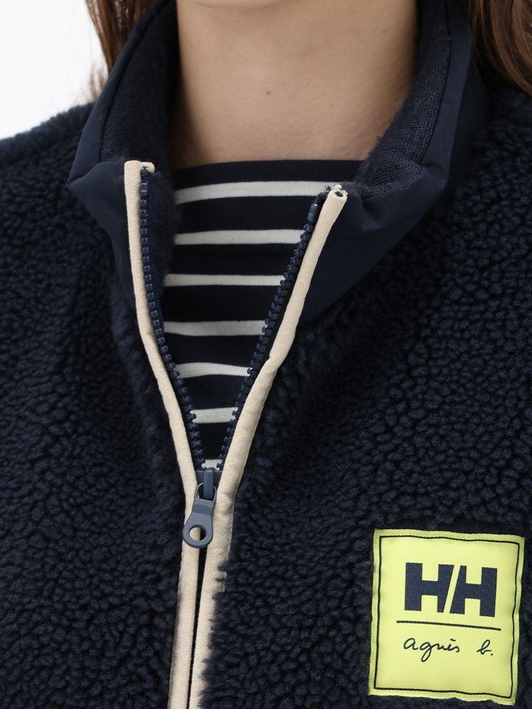 HELLY HANSEN(ヘリーハンセン) ｜HH × agnes b． コウデンシ ファイバーパイル ベスト(ユニセックス)